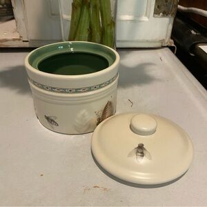 Pfaltzgraf Naturewood Covered Jars. Three (3) are available.